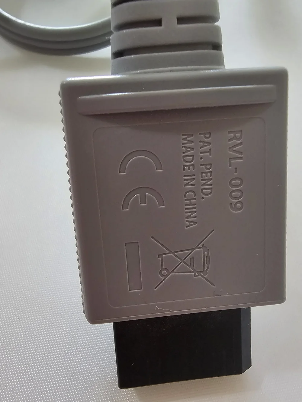 Nintendo AV Composite Cable - Gray with Red, White, Yellow Connectors